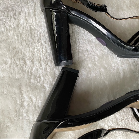 me too black patent shoe ankle strap SIZE 7-1/2 M - Picture 8 of 10